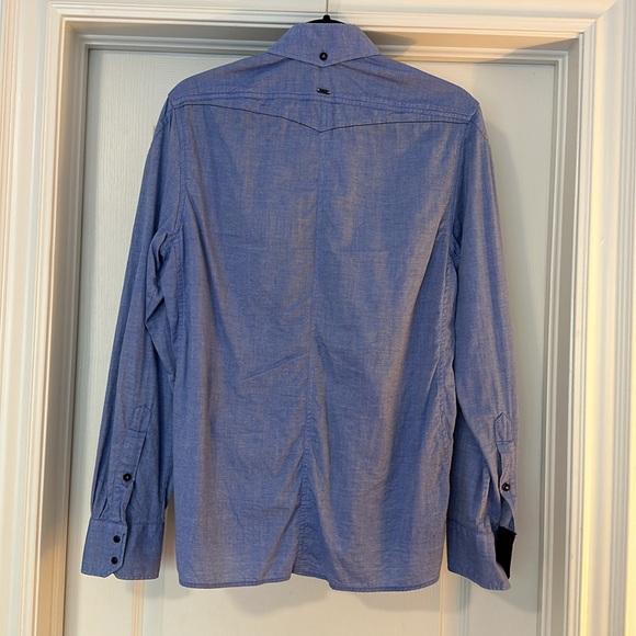G-Star CL 3D Western Shirt L/S - Button Down Linen - Picture 7 of 13